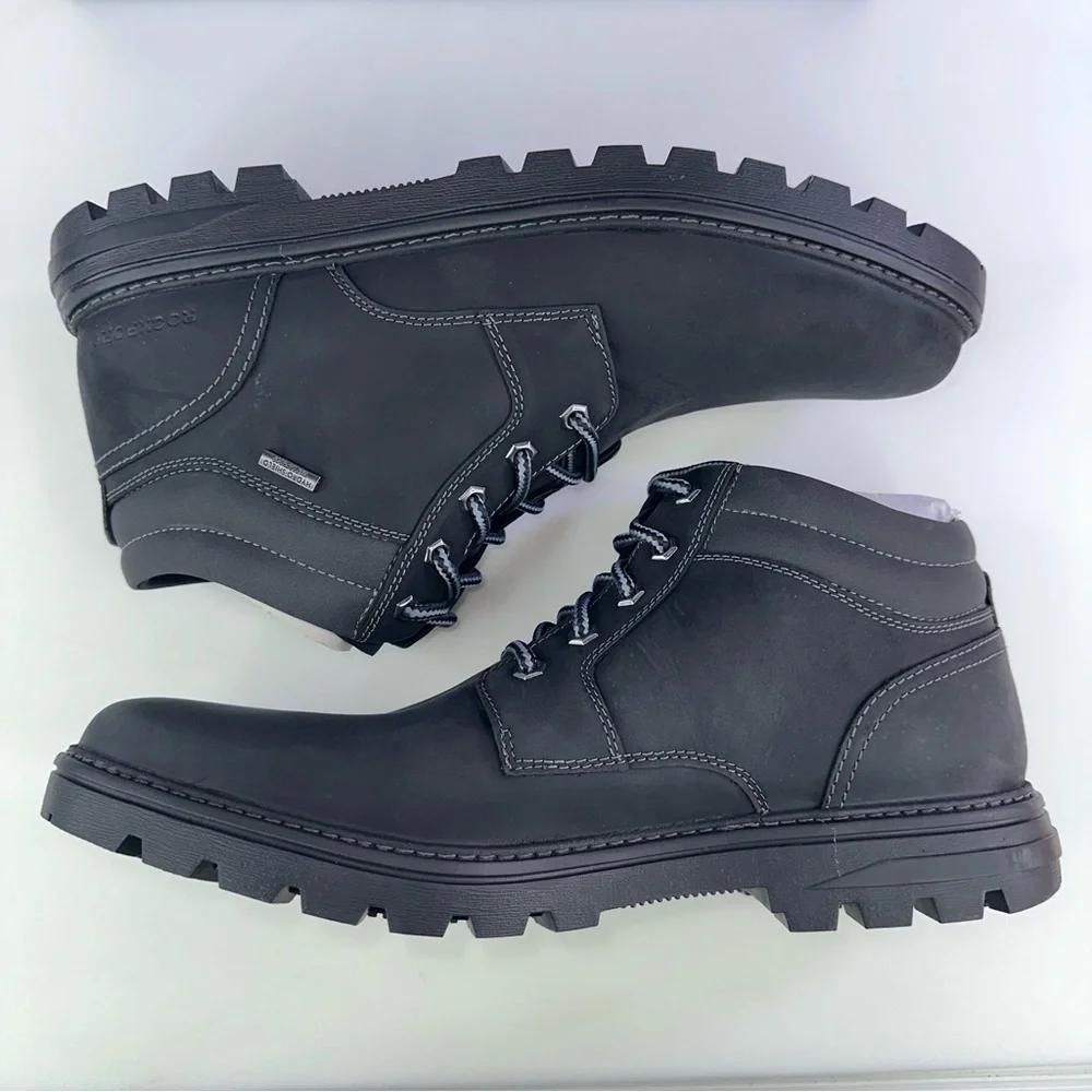 Rockport Men's Weather Or Not Waterproof Hydro Shield Plain Toe Boots Size 13M